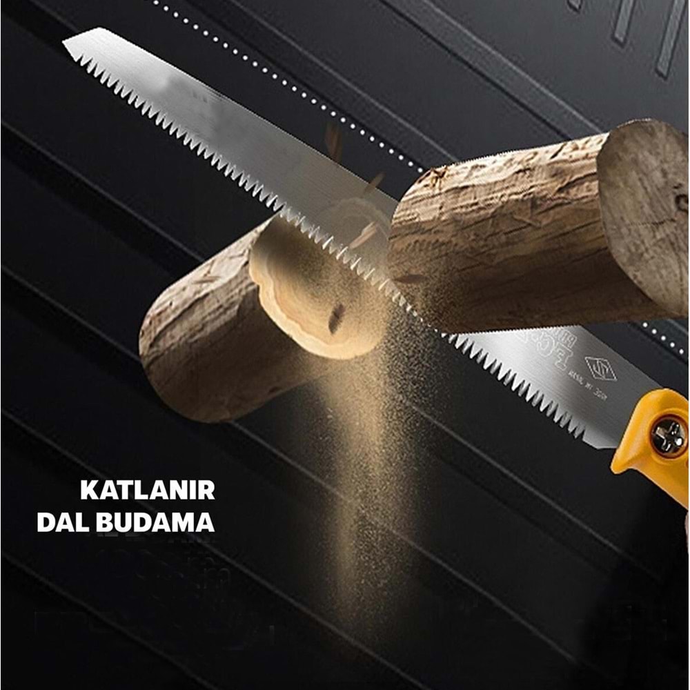 Budama Testeresi Katlanır (Orta Diş) 180 Mm