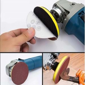 Cırtlı Zımpara Pedi 115 Mm 120 Kum