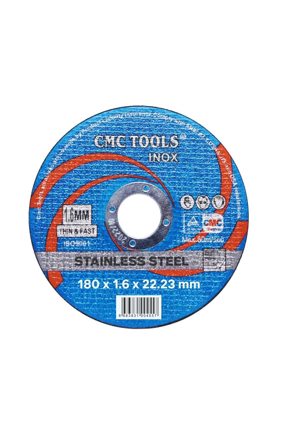 İnox Kesici Taş 180*1.6 Mm Cmc