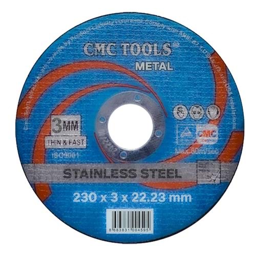 Kesici Taş 230*3 Mm Cmc Tools Metal Kesici Taş Canavar Taşı Metal Canavar Taşı