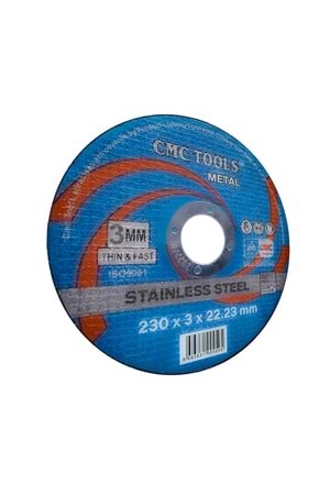 Kesici Taş 230*3 Mm Cmc Tools Metal Kesici Taş Canavar Taşı Metal Canavar Taşı