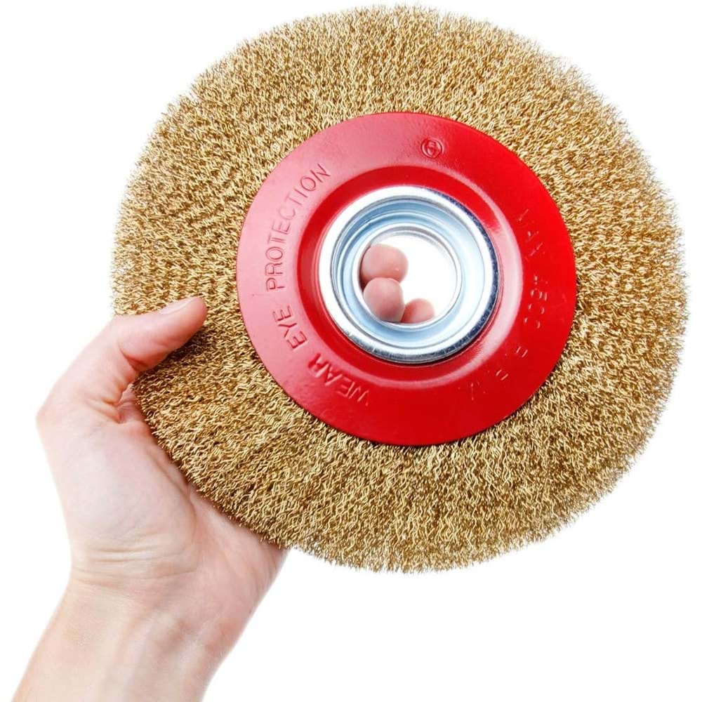 Çelik Tel Fırça Dairesel Çelik Tel Fırça 175 Mm