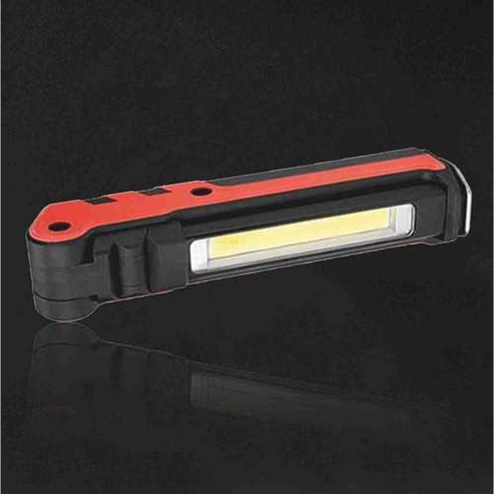 Fener İş Lambası 2200 Mah Cmc4253 Açılabilir Mıknatıslı İş Lambası Şarjlı İş Lambası Piknik Kamp Lambası 2200 Mah Cmc4253