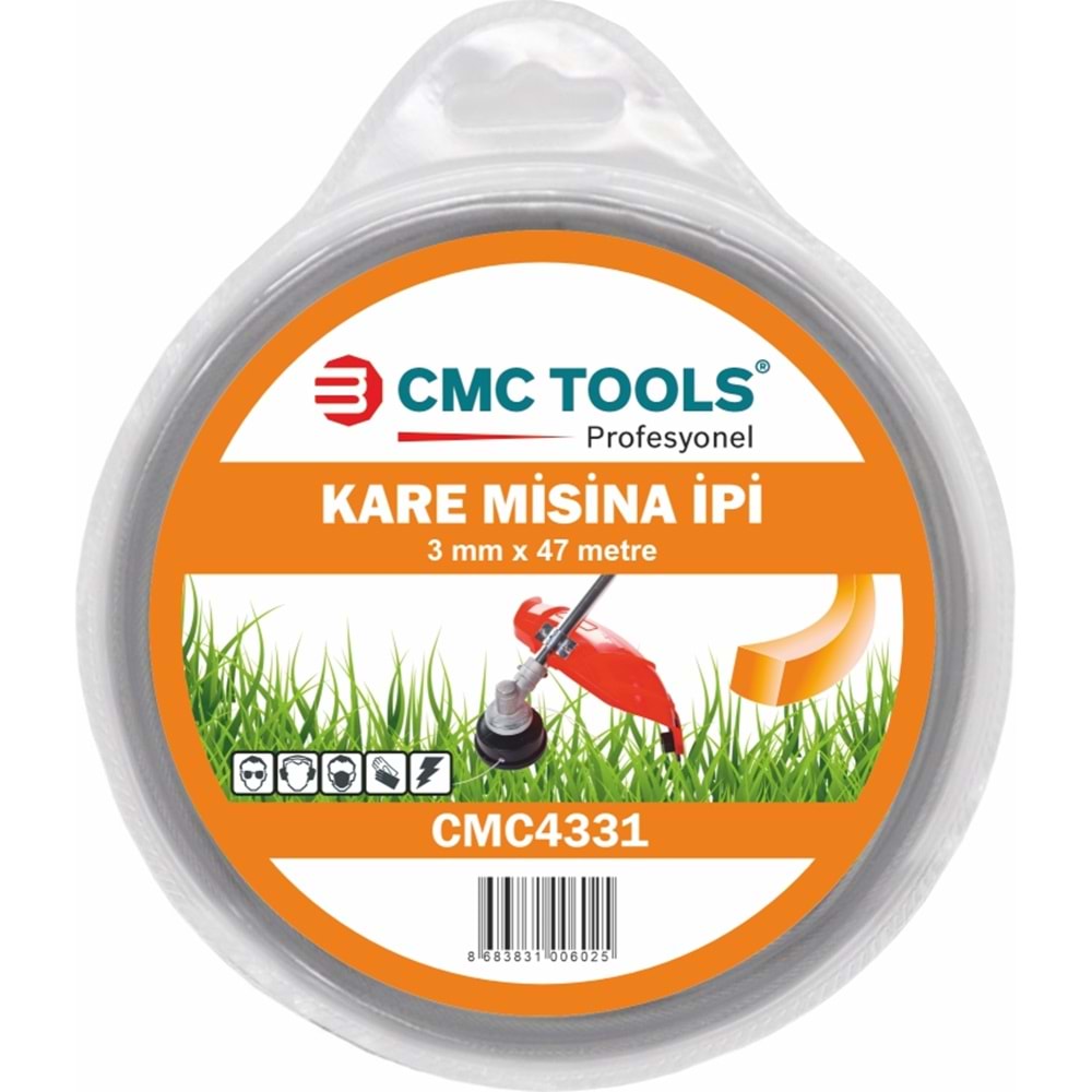 Misina İpi – Kare 4 mm x 27 m CMC Tools Tırpan Misinası