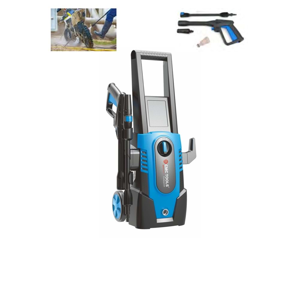 Oto Yıkama Makinası Yüksek Basınçlı Yıkama Makinesi 1600 W 135 Bar Cmc