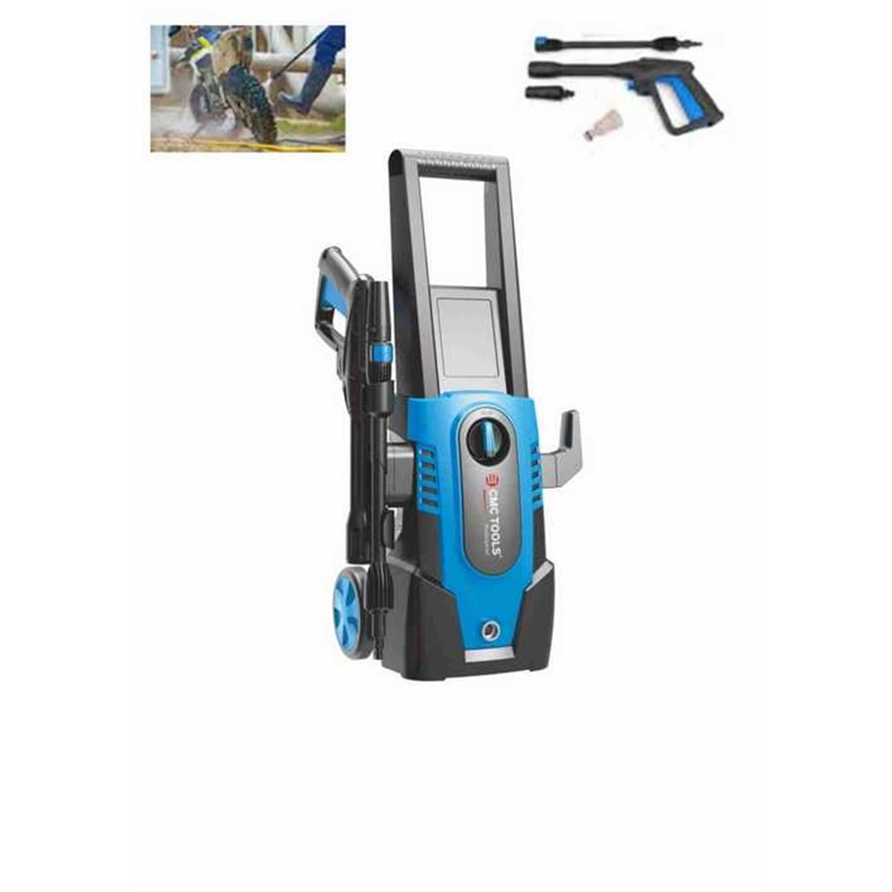 Oto Yıkama Makinası Yüksek Basınçlı Yıkama Makinesi 1600 W 135 Bar Cmc