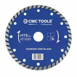 Elmas Testere 180*22 Mm Cmc Tools Turbo Elmas Testere Kesici Turbo Elmas Testere Seramik Elmas Kesici Granit Elmas Kesici