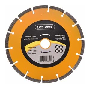 Elmas Testere 180*22 Mm Cmc Tools Turbo Elmas Testere Kesici Turbo Elmas Testere Soketli Seramik Elmas Kesici Granit Elmas Kesici