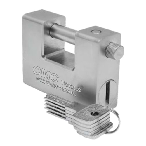 Asma Kilit Cmc Çelik Yassı Kilit Bilyalı 85 Mm Asma Kilit (Özel Kutulu)