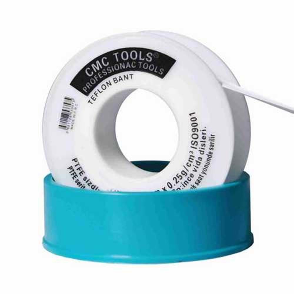 Teflon Bant Küçük 8 Mt X 12mm