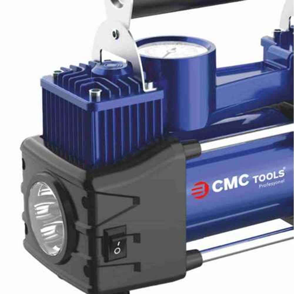 Hava Kompresörü Çift Piston 12 Volt CMC Mini Hava Kompresörü Araç Hava Kompresörü – Cmc Hava Kompresörü Çift Piston Çakmaklık Girişli