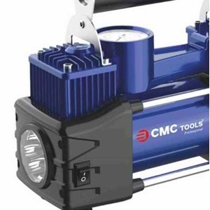 Hava Kompresörü Çift Piston 12 Volt CMC Mini Hava Kompresörü Araç Hava Kompresörü – Cmc Hava Kompresörü Çift Piston Çakmaklık Girişli