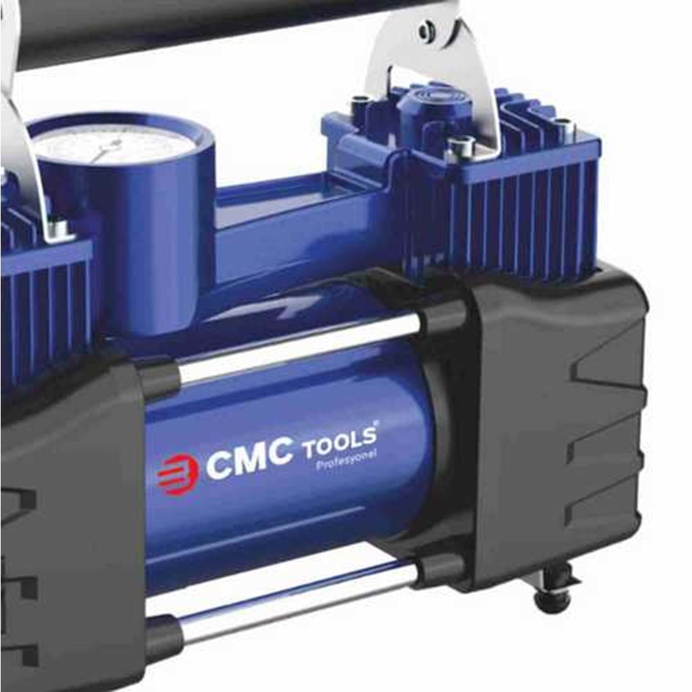 Hava Kompresörü Çift Piston 12 Volt CMC Mini Hava Kompresörü Araç Hava Kompresörü – Cmc Hava Kompresörü Çift Piston Çakmaklık Girişli