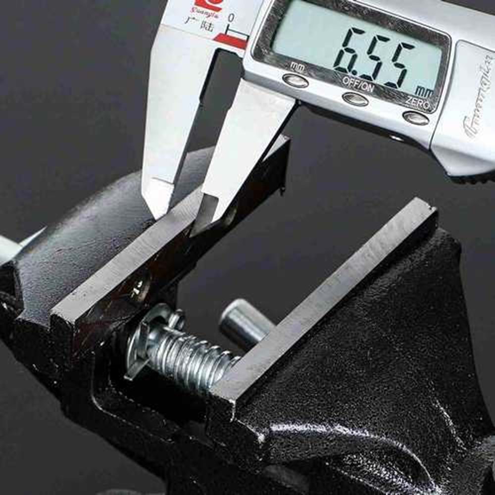 Dönerli Tezgâh Mengene Cmc Mengene 200 Mm