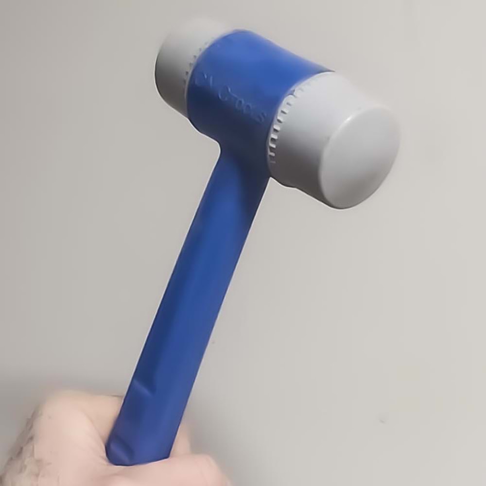 Tokmak 40 Mm Camcı Tokmağı Plastik Mavi Tokmak Seramikçi Tokmağı Fayans Tokmağı