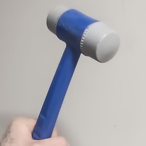 Tokmak 40 Mm Camcı Tokmağı Plastik Mavi Tokmak Seramikçi Tokmağı Fayans Tokmağı