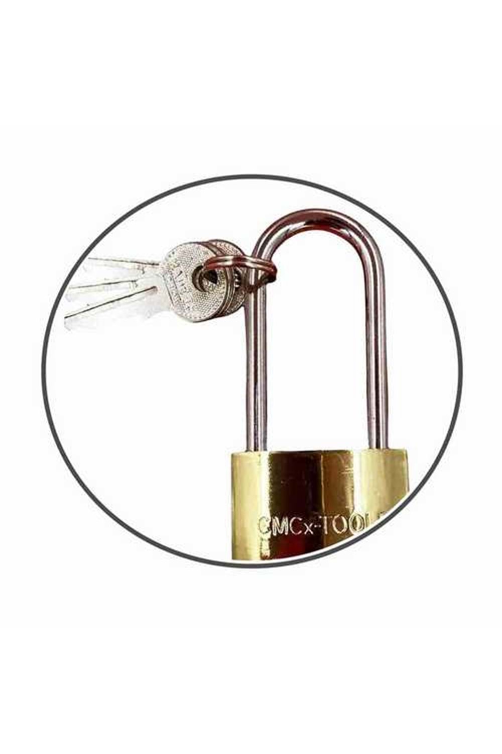 Asma Kilit Cmc Sarı Gold Uzun X 25 Mm Asma Kilit