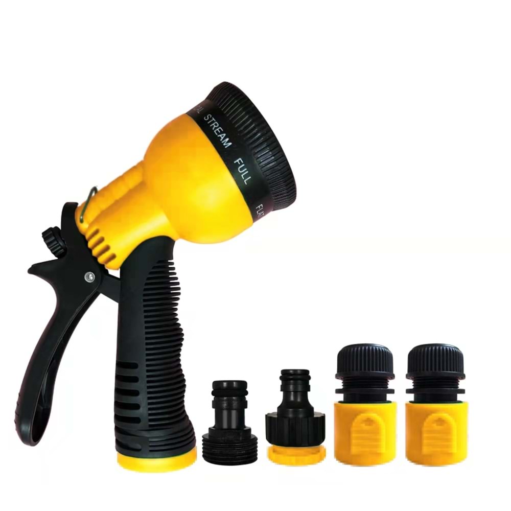 Sulama Tabancası DMX 8 Fonksiyonlu 5'li Set