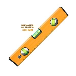 Su Terazisi 50 Cm Bortepe Mıknatıslı Su Terazisi
