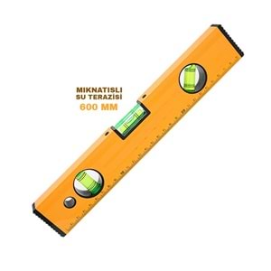 Su Terazisi 60 Cm Bortepe Mıknatıslı Su Terazisi