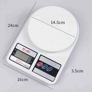 Dijital Hassas Terazi 1 Gr–10 Kg Mutfak Terazisi
