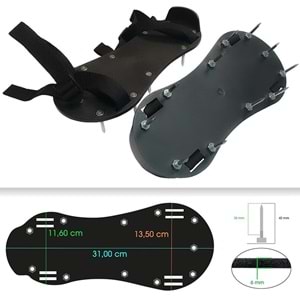 Epoksi Ayakkabısı Profesyonel Çivili Ayakkabı Tırnak Ayakkabısı Tırnak Tabanı Yüksek Kaliteli