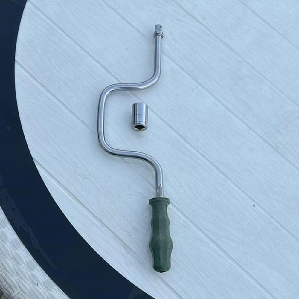 Lokma Kolu Fırdöndü Kol ½ 19 MM Lokma Ucu Hediyeli, Tekli Bijon Anahtarı