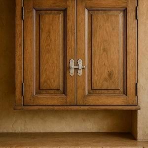 Ferforje Fransız Kilidi Saten Bahçe Kapısı Mandalı Eskitme Saten Kapı - Sandık - Kapak Mandalı Tırka