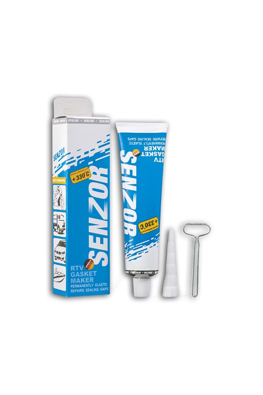Sıvı Conta Senzor Yüksek Isıya Dayanıklı Silikon 85 Ml Ghaffari