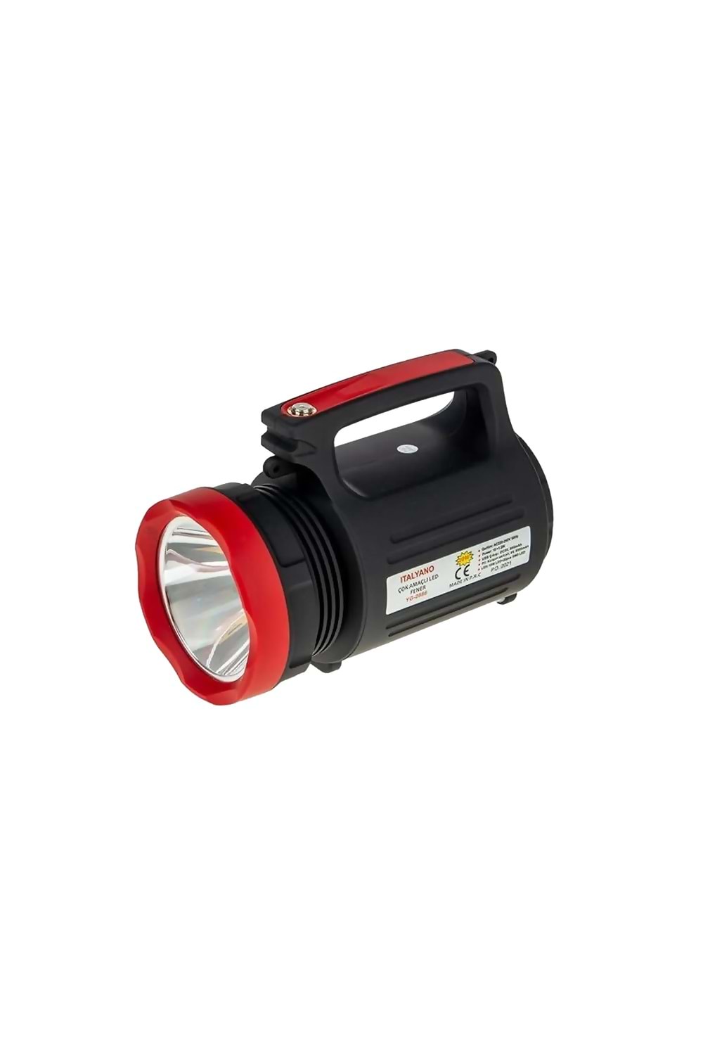 El Feneri Şarjlı GS-325 Gold Silver 10W Led
