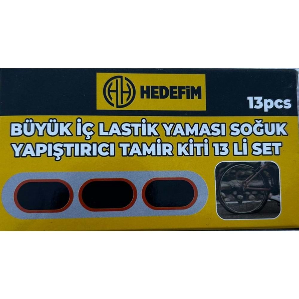 Lastik Yaması Seti 13 Parça Hd-2026 Lastik Yaması Seti Hd-2026 Lastik Yaması Küçük