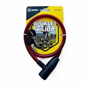 Bisiklet Kilidi Hd-2030 Bisiklet Kilidi 80 Cm Kaliteli Bisiklet Kilidi