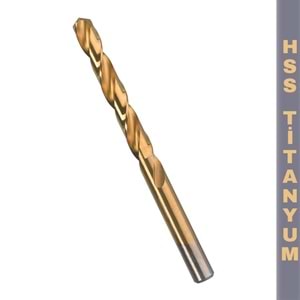 Matkap Ucu HSS Titanyum 10 MM