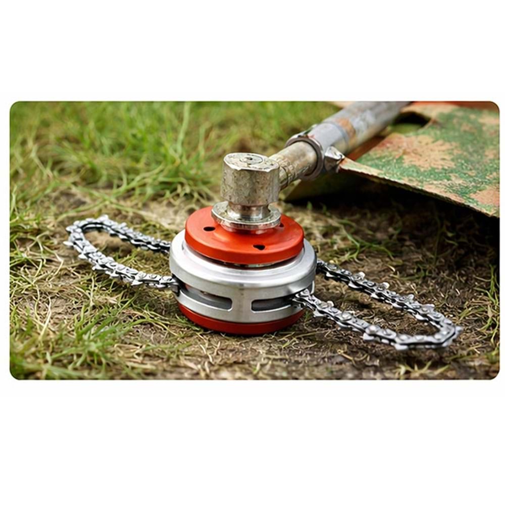 Zincirli Tırpan Aparatı Çift Zincirli Başlık IBL-TA09