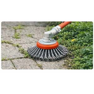 Tırpan Aparatı 8 İnç Çelik Fırçalı Köşe Temizleme