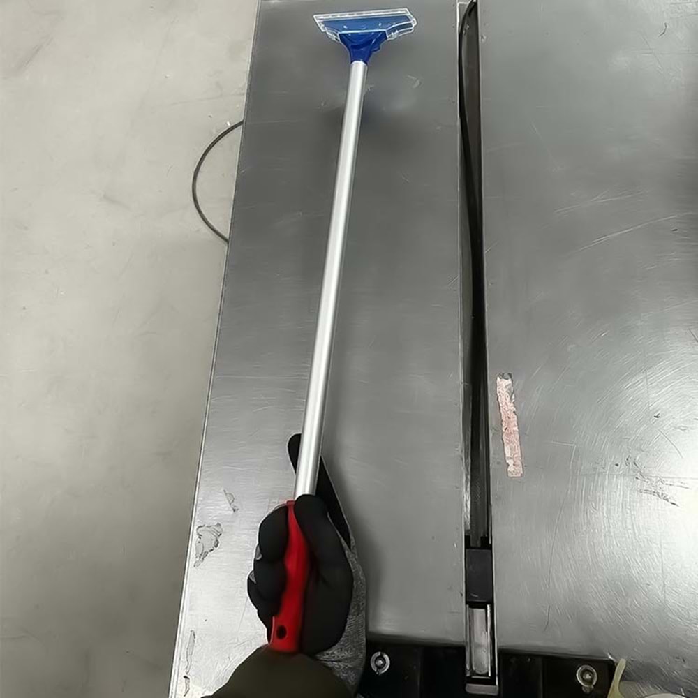 Kazıma Bıçağı Uzun Profesyonel Alüminyum Saplı Cam Kazıma 60 Cm