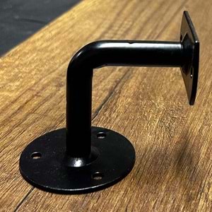 Merdiven Küpeşte Siyah Merdiven Korkuluk Duvar Braketi Küpeşte