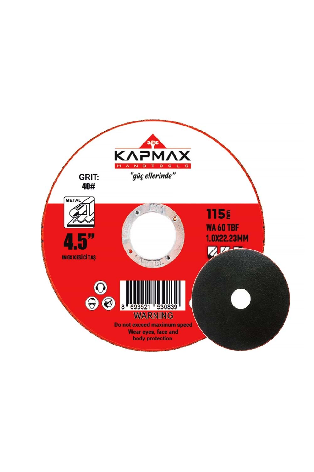 İnox Kesici Taş 115*1.0*22 Mm Kp-1000