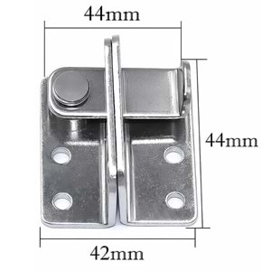 Kuzine Mandalı 44x42 mm Bahçe Dolap Kilidi Kilit Takılabilir