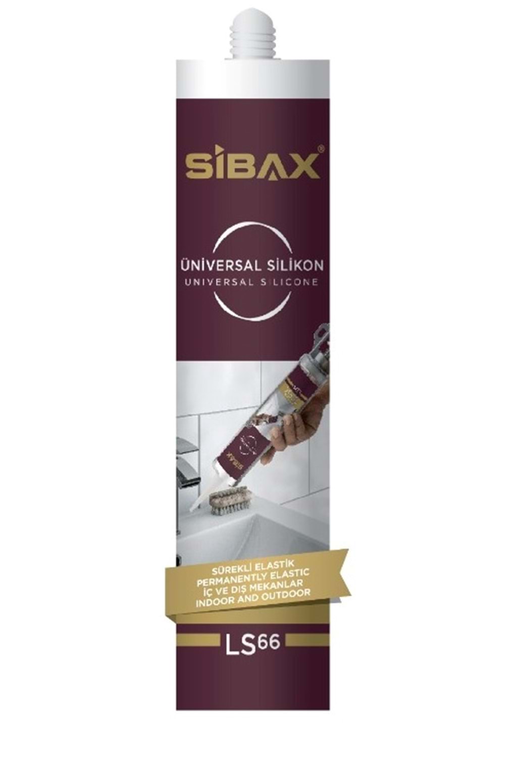 Sibax Universal Silikon 280 Gr Antrasit