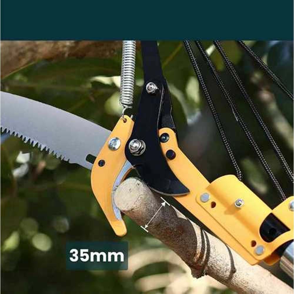 Yüksek Dal Budama Makası Sapsız Meşem-Sadece Makas Tepe Budama Makası