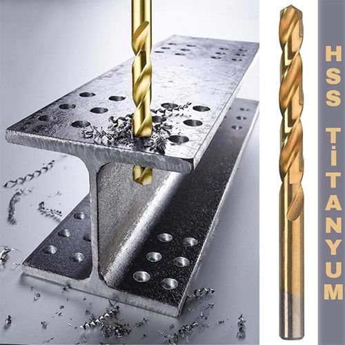 Matkap Ucu HSS Titanyum Baytec 4 Mm Metal Delme Ucu