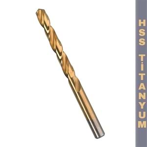 Matkap Ucu HSS Titanyum 4 MM Baytec