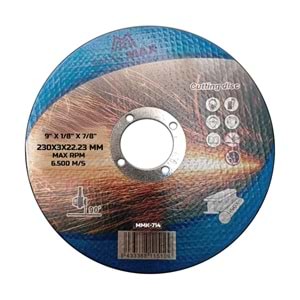 Kesici Taş Mmkmax 230*3 Mm Metal Kesme Taşı