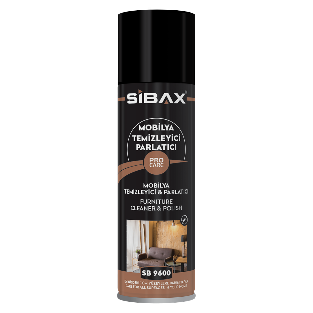Sibax SB9600 Mobilya Temizleyici ve Parlatıcı Sprey 250 ML