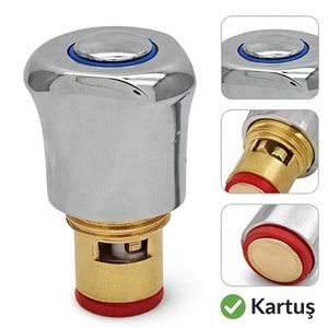 Musluk Başlığı Aç Kapa Takımı Alfa