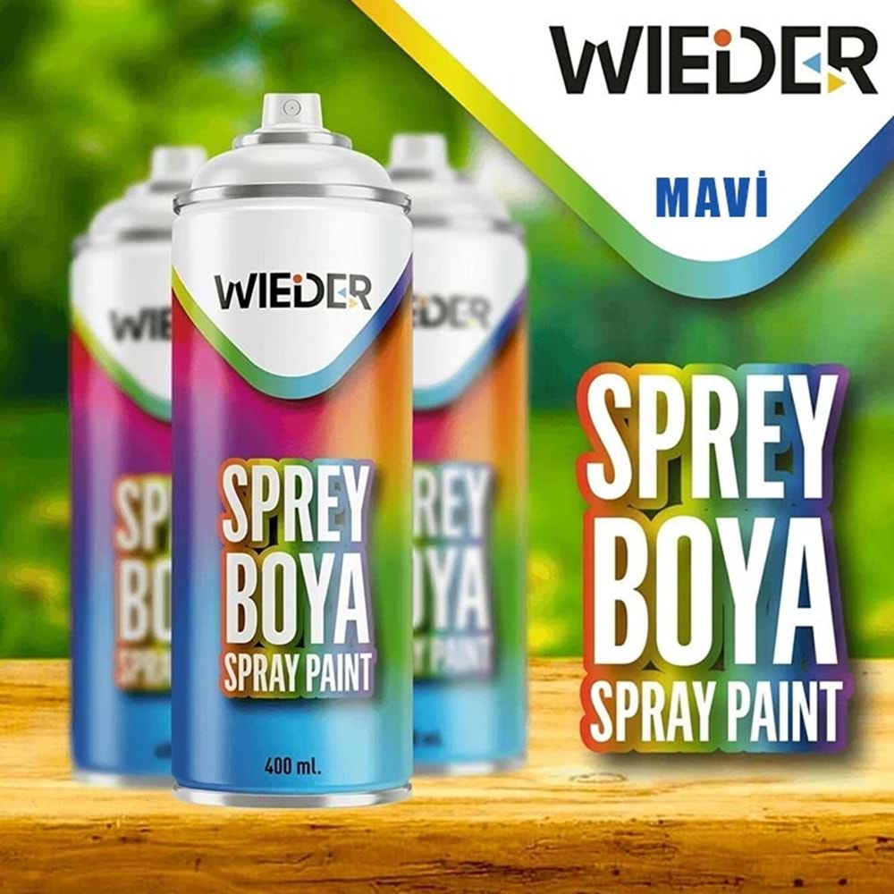 Sprey Boya Mavi 400 ML WİEDER