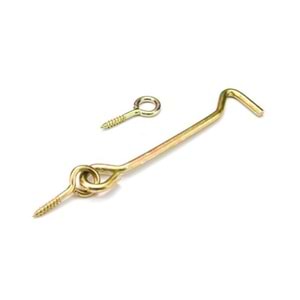 Maymuncuk Kanca Kilit 120 Mm (Paket 100 Adet) Kapı Pencere Halkalı Çengel