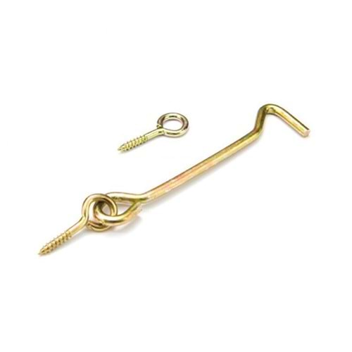 Maymuncuk Kanca Kilit 80 Mm (Paket 100 Adet) Kapı Pencere Halkalı Çengel