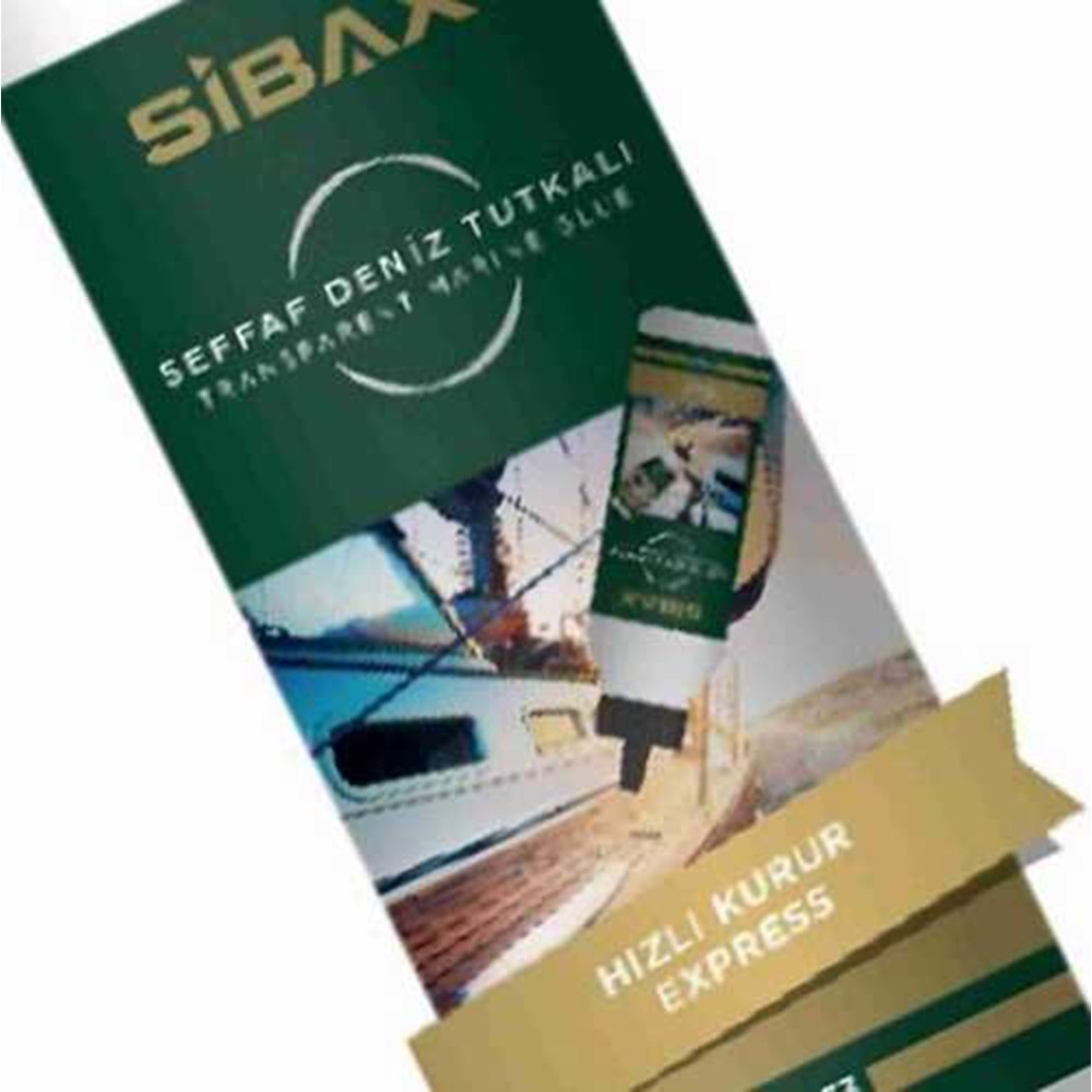 Deniz Tutkalı Sibax Ns33 500 Gr Sibax Şeffaf Ekspres Deniz Tutkalı Gemici Tutkalı